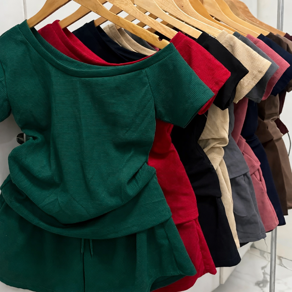 BIA Terno Drop Shoulder Top & Shorts  (BUY 1 TAKE 1)