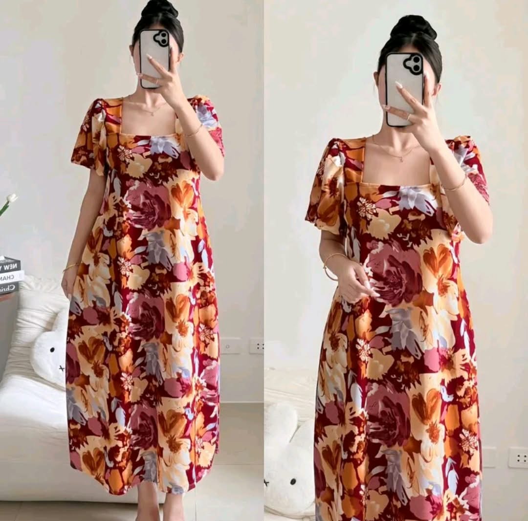 MISSY SQUARE NECK DRESS ( BUY 1 TAKE 1 )