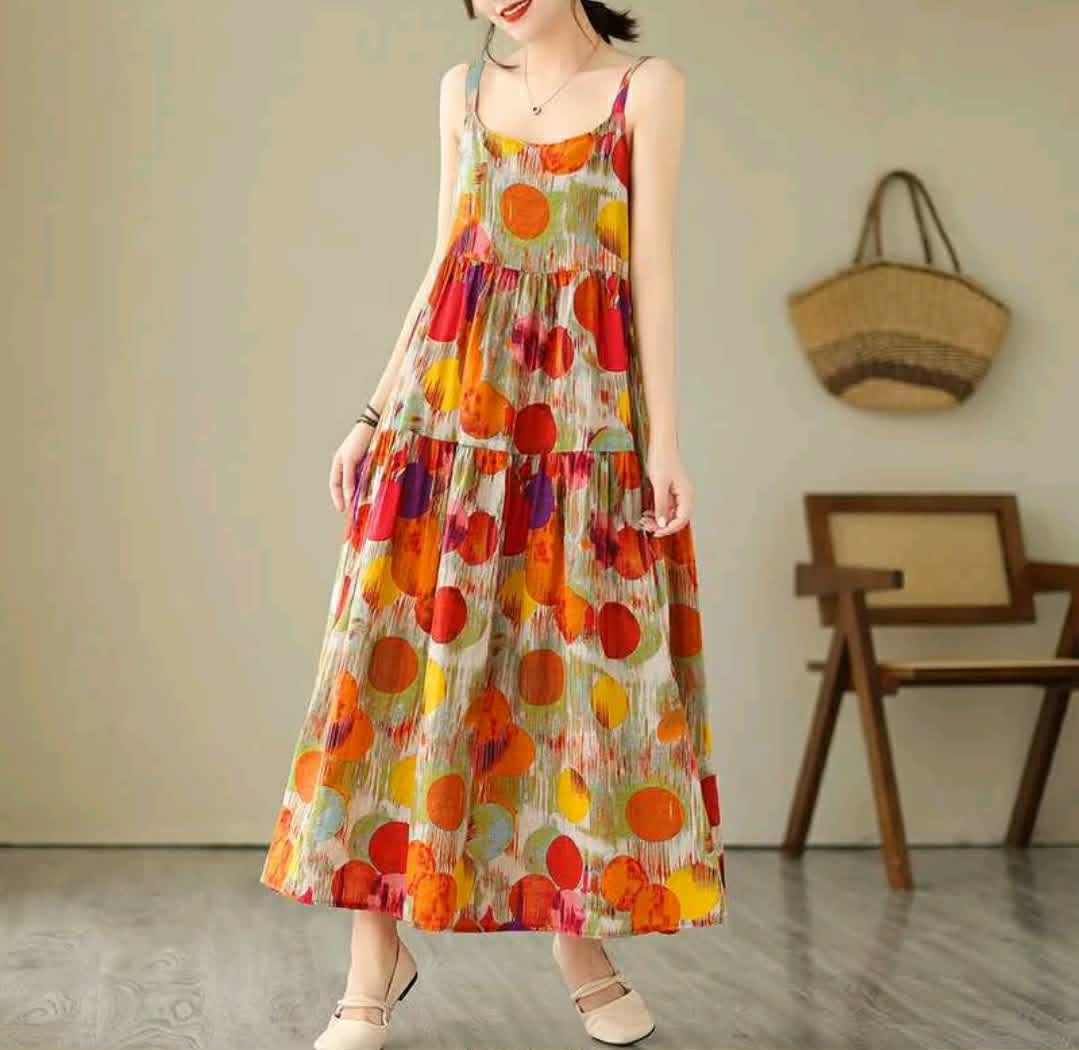 FLORAL MAXI DRESS ( BUY 1 TAKE 1 )