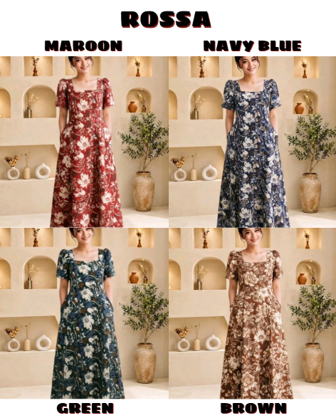 JOANA EMPIRE CUT PUFF SLEEVE DRESS ( BUY 1 TAKE 1 )