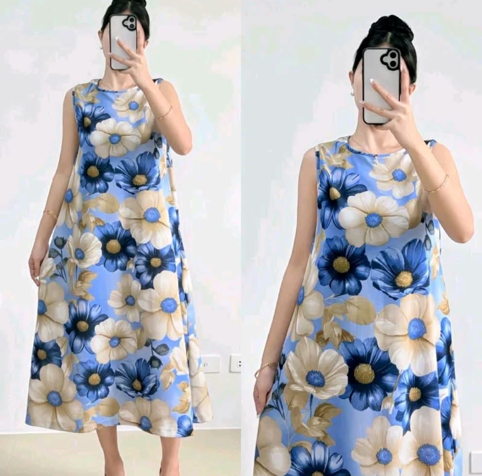 ELEGANT SLEEVELESS DRESS ( BUY 1 TAKE 1 )