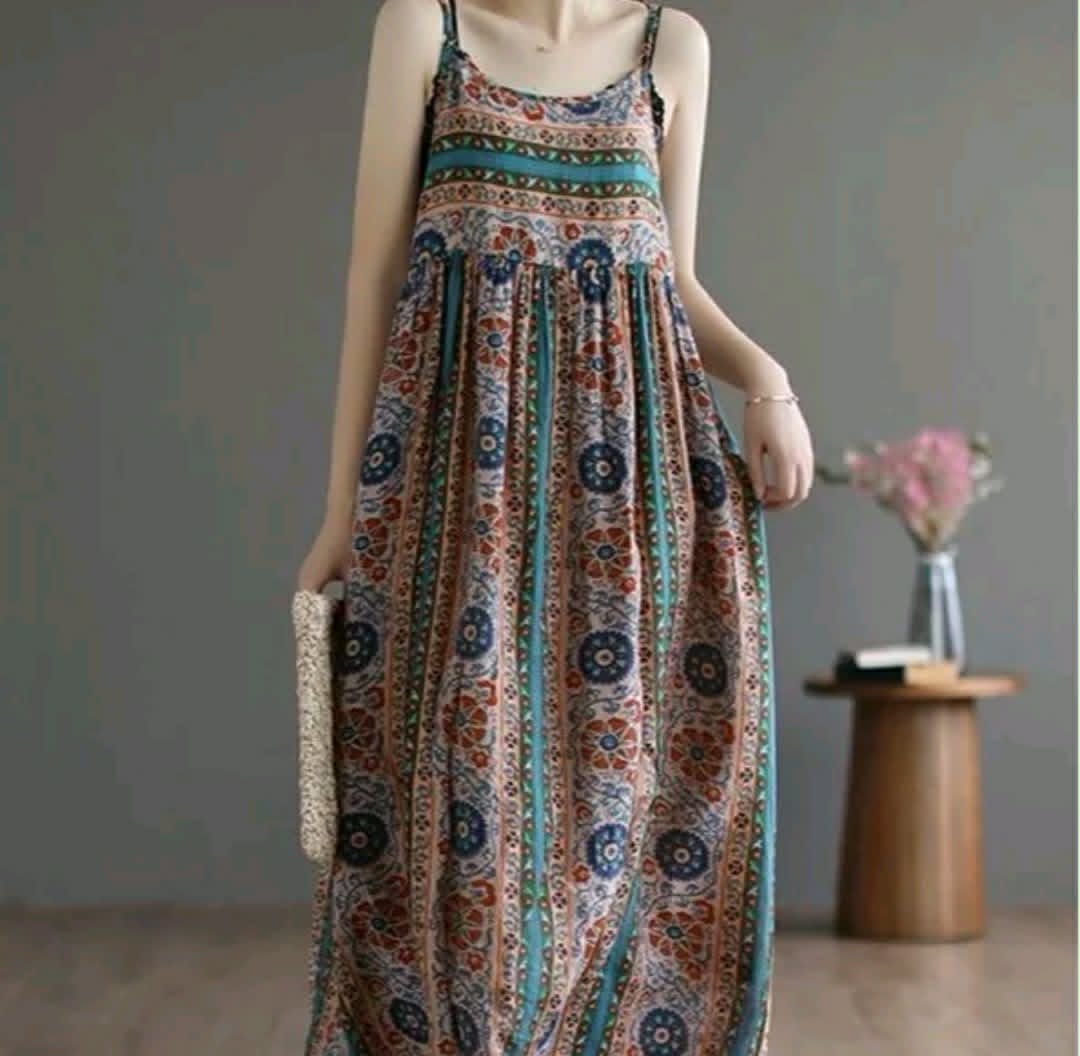 FLORAL MAXI DRESS ( BUY 1 TAKE 1 )