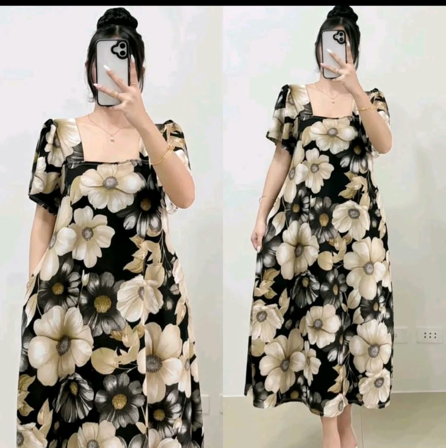 MISSY SQUARE NECK DRESS ( BUY 1 TAKE 1 )