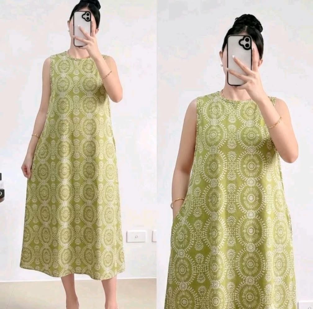 ELEGANT SLEEVELESS DRESS ( BUY 1 TAKE 1 )