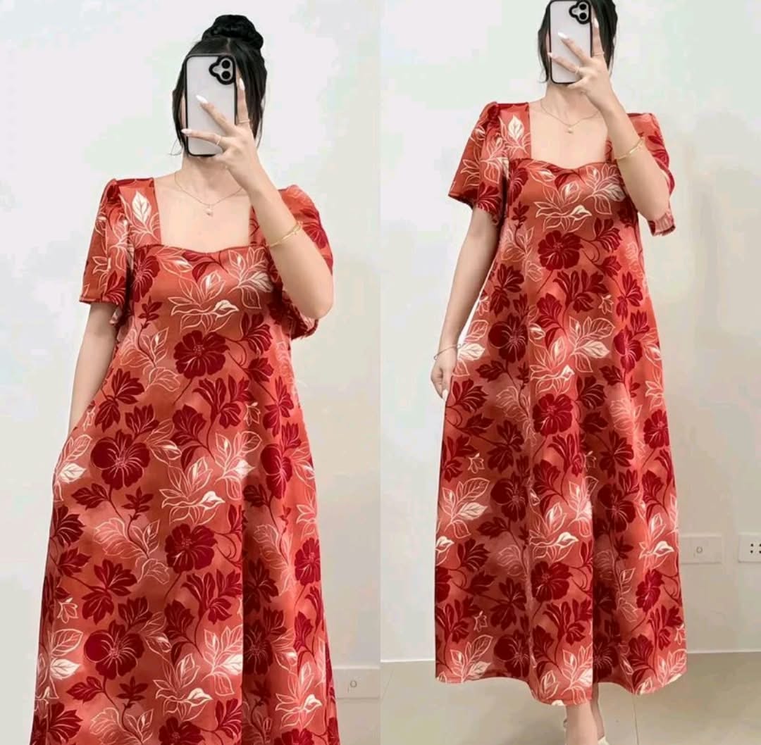 MISSY SQUARE NECK DRESS ( BUY 1 TAKE 1 )