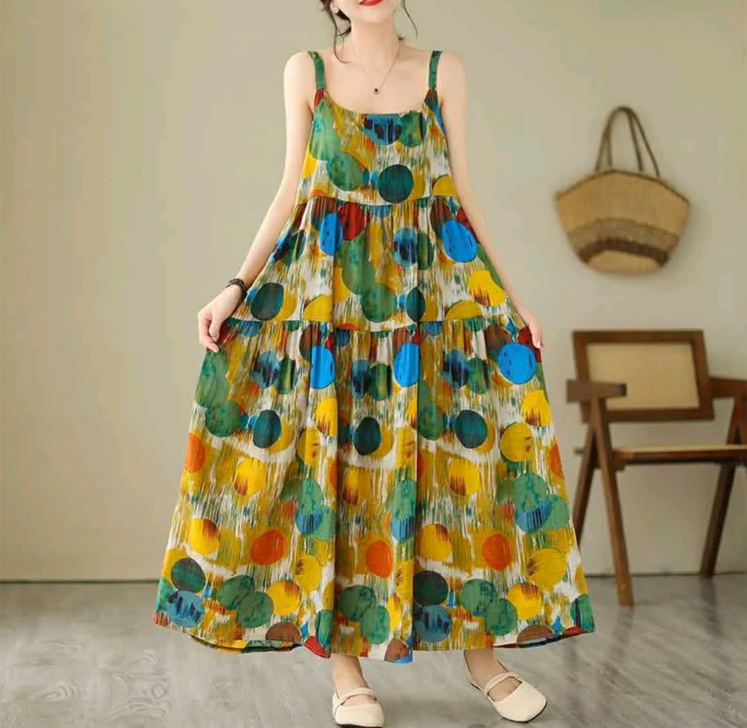 FLORAL MAXI DRESS ( BUY 1 TAKE 1 )