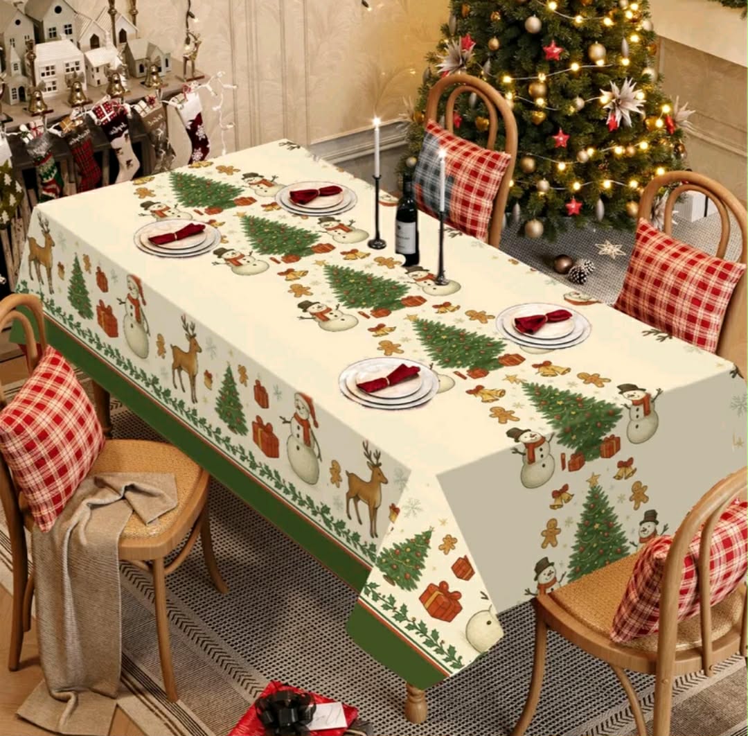 CHRISTMAS PVC TABLECLOTH (70% OFF)