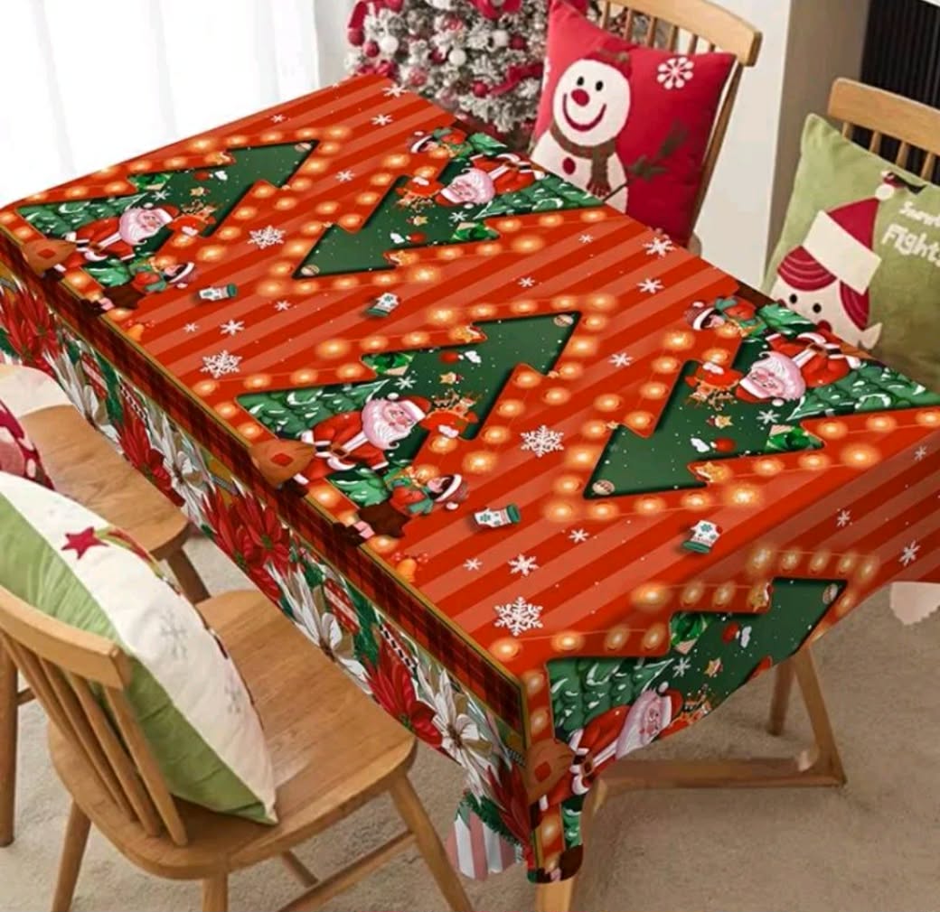 CHRISTMAS PVC TABLECLOTH (70% OFF)