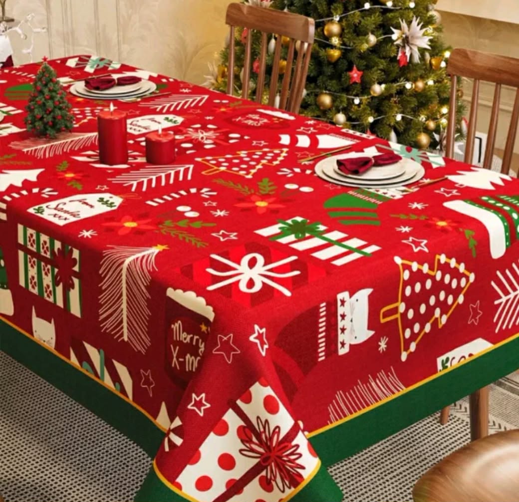 CHRISTMAS PVC TABLECLOTH (70% OFF)