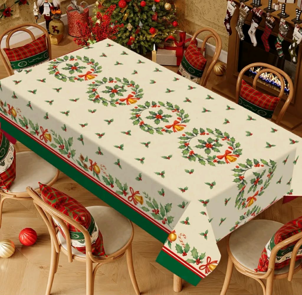 CHRISTMAS PVC TABLECLOTH (70% OFF)