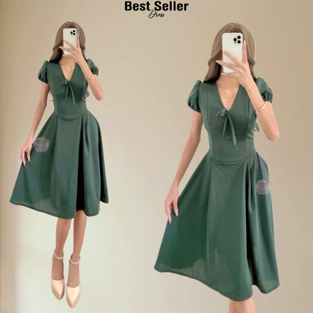 VICTORIA PUFF SLEEVE DRESS BUY 1 TAKE 1