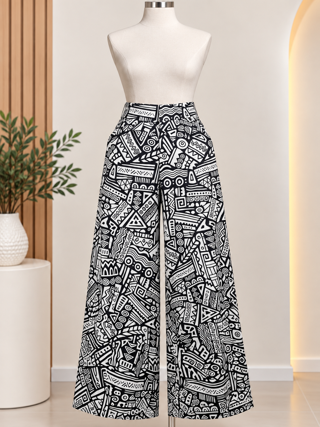 ALORA PREMIUM PRINTED WIDELEG PANTS