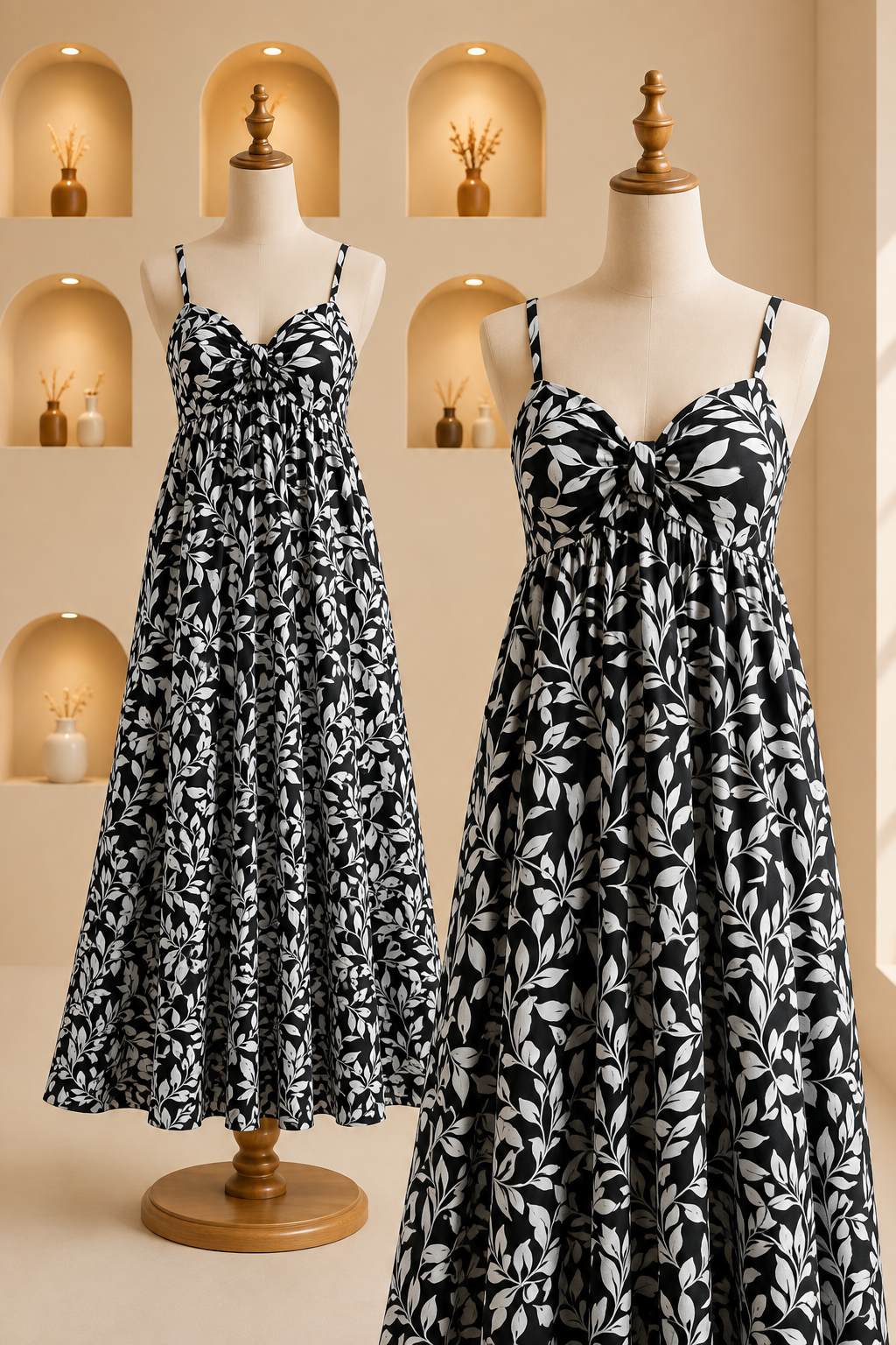 XIXU&CO PREMIUM "P A D D E D" MAXI DRESS