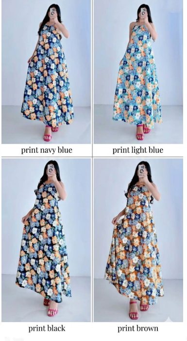 Marimar  Summer Halter Dress  (BUY 1 TAKE 1)