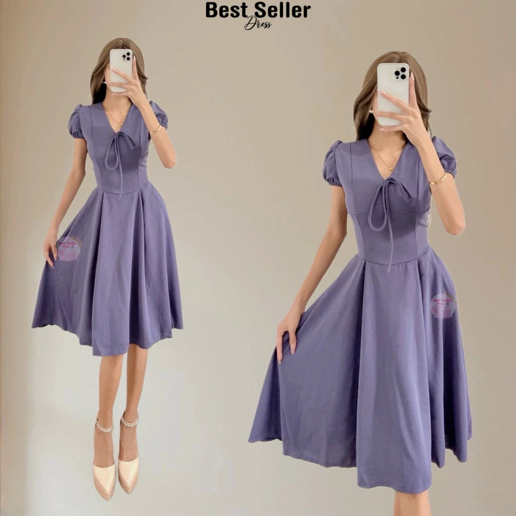 VICTORIA PUFF SLEEVE DRESS BUY 1 TAKE 1