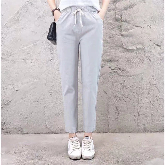 YUNA LINEN CASUAL PANTS