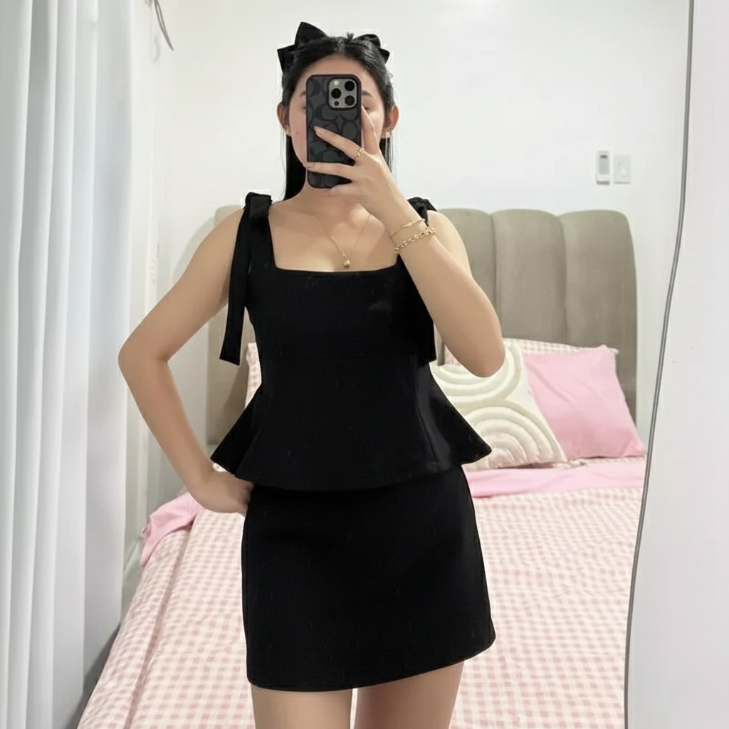 ATHENA Ribbon Top Skort Terno (BUY 1 TAKE 1)