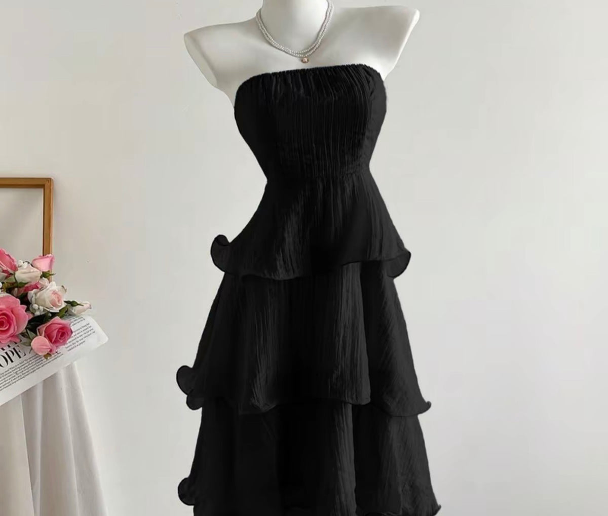 SUMMER FLOWY LAYERED DRESS - B1T1