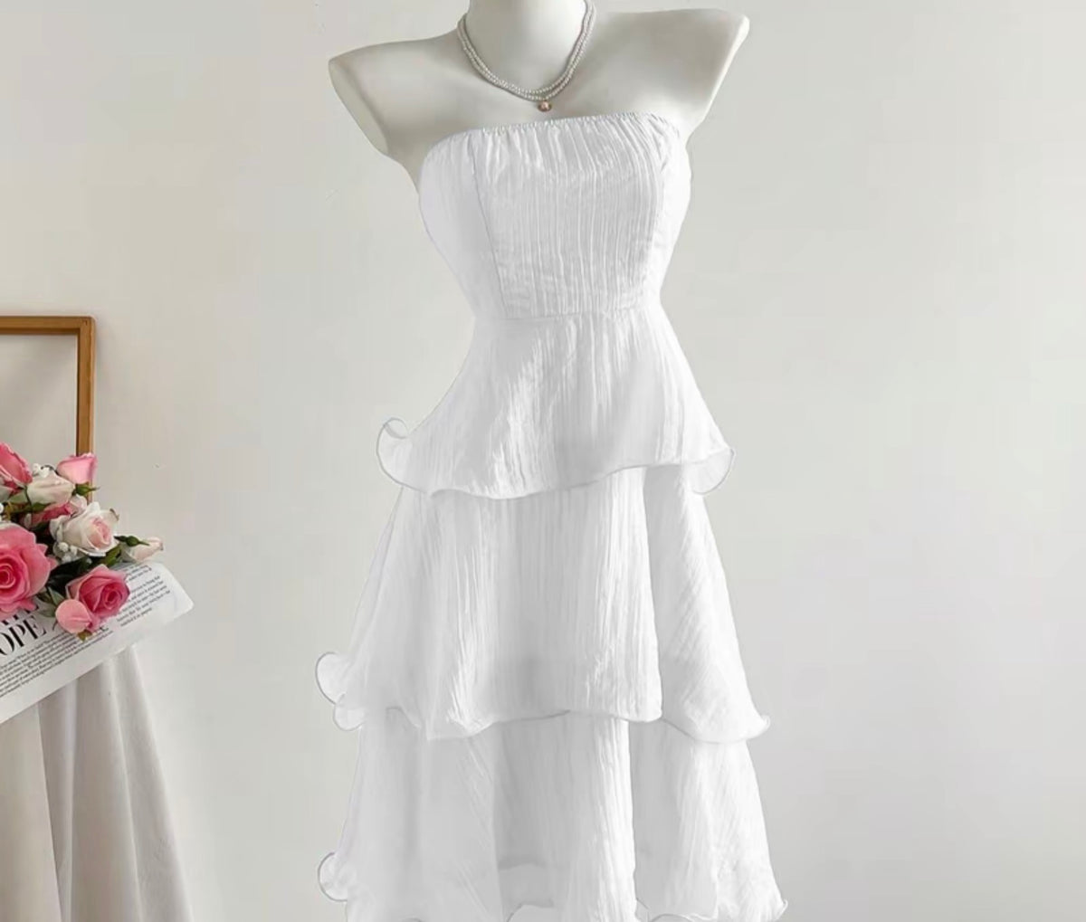 SUMMER FLOWY LAYERED DRESS - B1T1