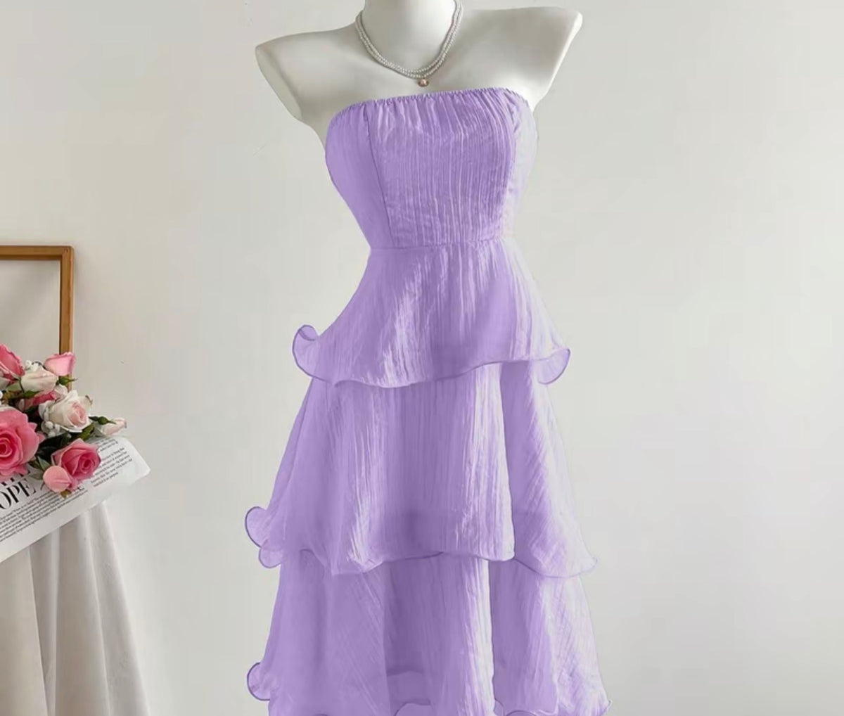 SUMMER FLOWY LAYERED DRESS - B1T1