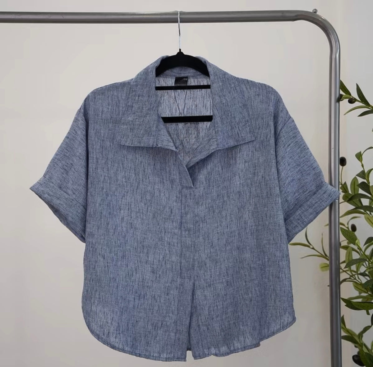 Premium Polo Linen Top