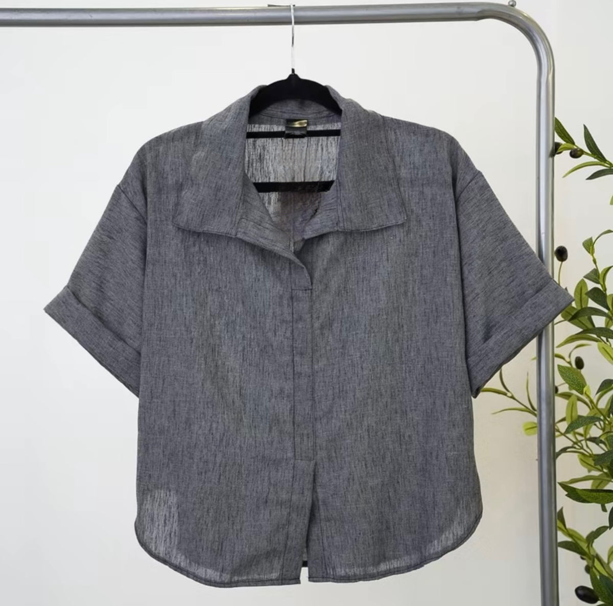 Premium Polo Linen Top