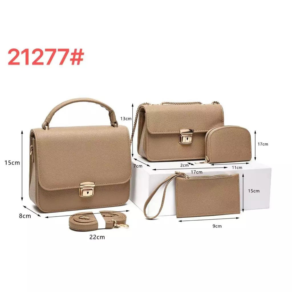 VENICE 4 IN 1  SYNTHETIC LEATHER HAND/SLING BAG - 70% OFF