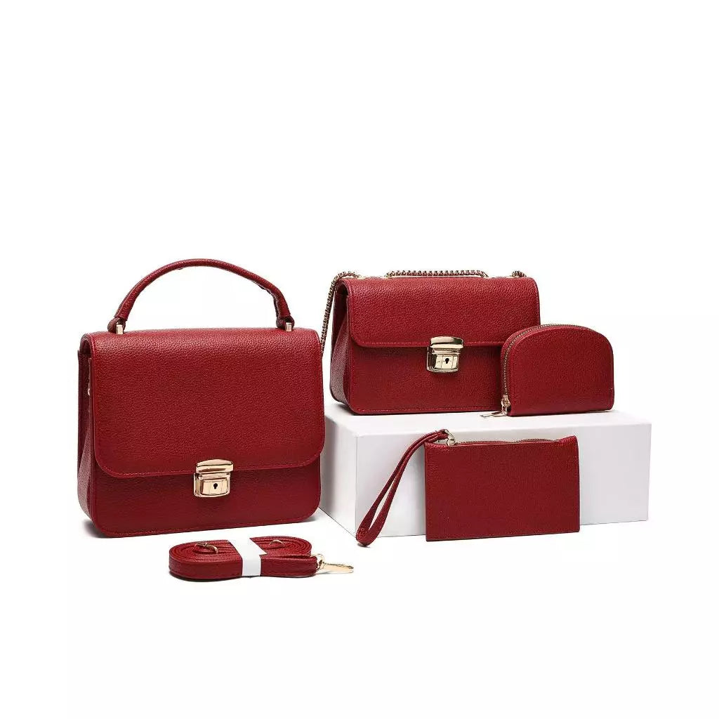 VENICE 4 IN 1  SYNTHETIC LEATHER HAND/SLING BAG - 70% OFF