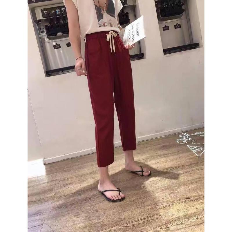 YUNA LINEN CASUAL PANTS
