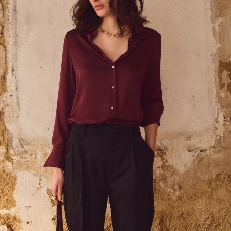 CORA PREMIUM SATIN POLO TOP BUY 1 TAKE 1