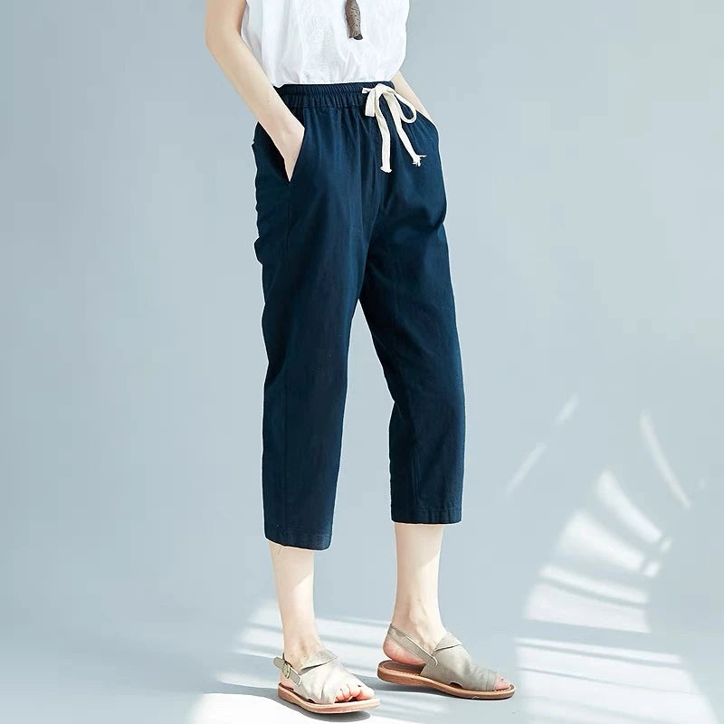 YUNA LINEN CASUAL PANTS