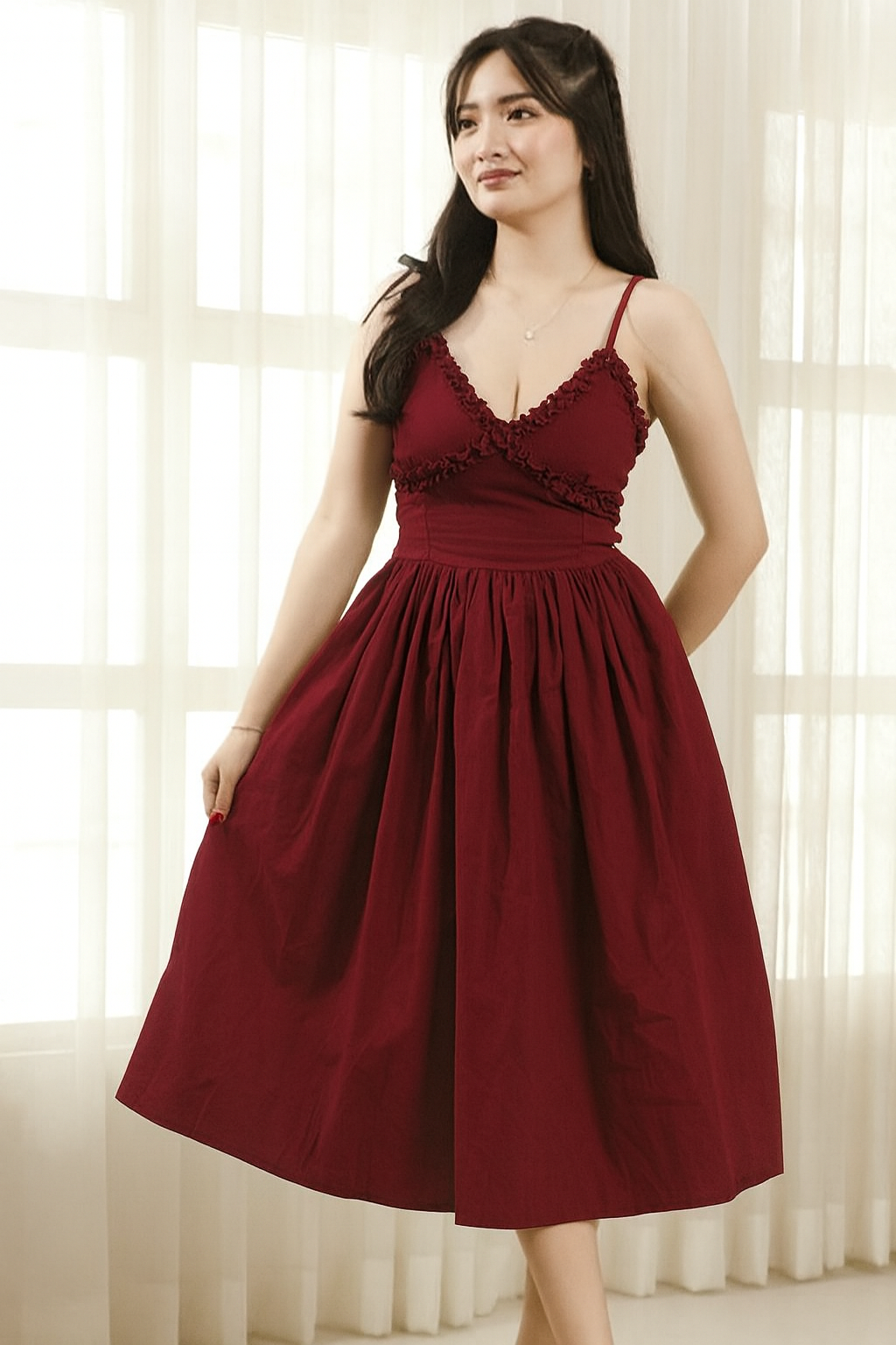 Natasha Linen Dress BUY 1 TAKE 1 FREE