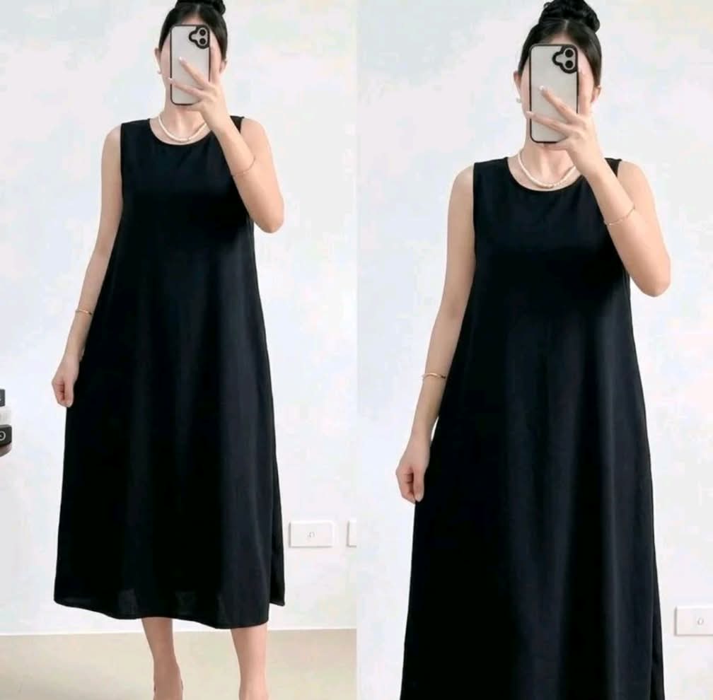 ELEGANT SLEEVELESS DRESS ( BUY 1 TAKE 1 )
