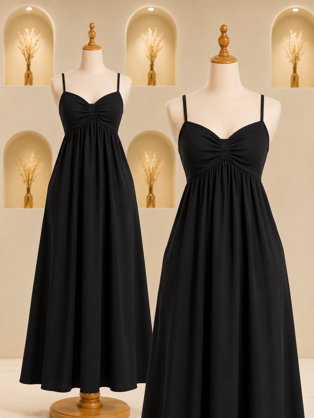 XIXU&CO PREMIUM "P A D D E D" MAXI DRESS