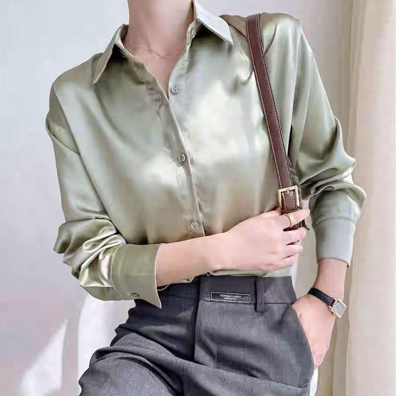 CORA PREMIUM SATIN POLO TOP BUY 1 TAKE 1