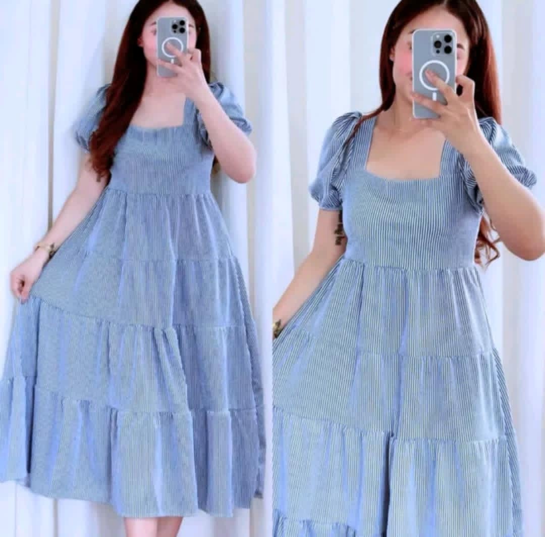 YANNA PUFF SLEEVE MAXI DRESS (BUY 1 TAKE 1)
