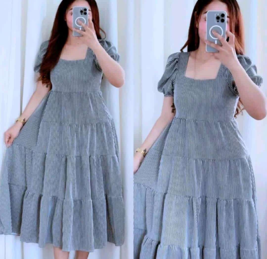 YANNA PUFF SLEEVE MAXI DRESS (BUY 1 TAKE 1)