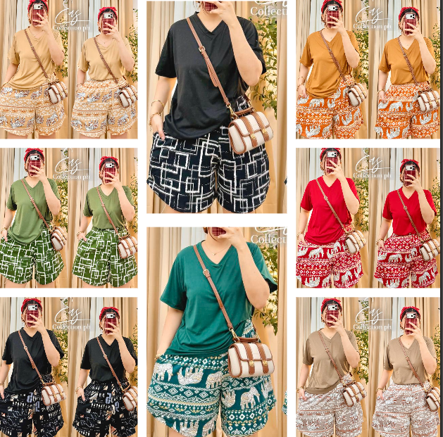 Stella Marie Printed Terno Plus size