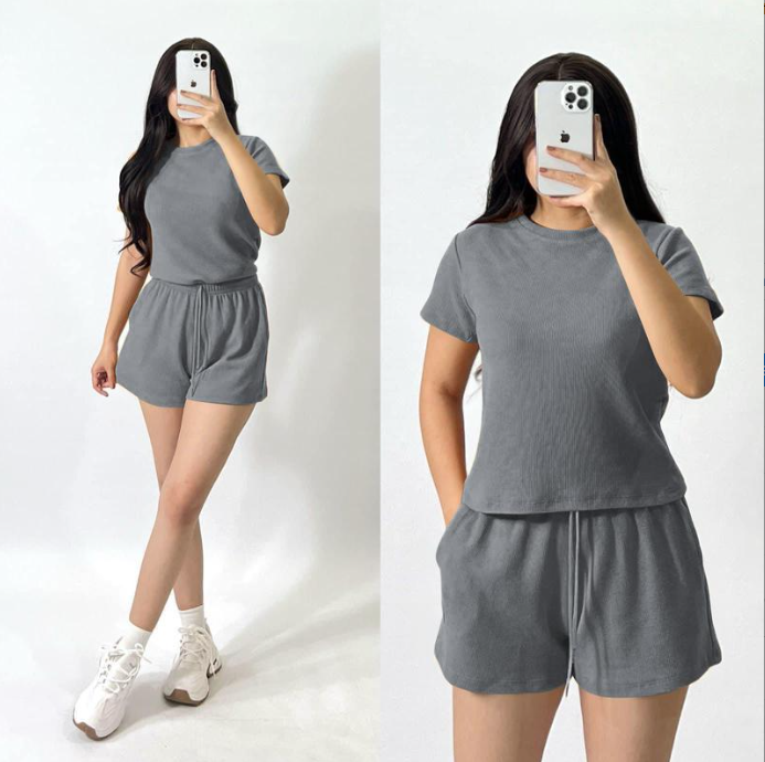HANNIE TERNO SHORTS AND T-SHIRT (BUY 1 TAKE 1)