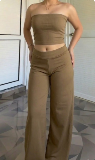 Nathalia Knitted Wideleg  Terno pants (Buy 1 Take 1