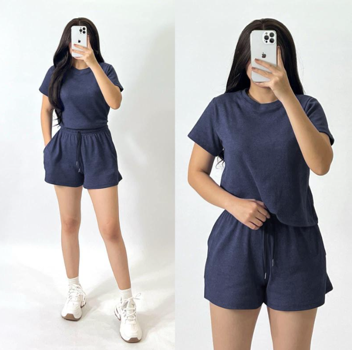 HANNIE TERNO SHORTS AND T-SHIRT (BUY 1 TAKE 1)