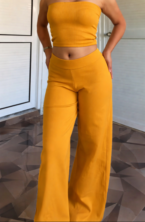 Nathalia Knitted Wideleg  Terno pants (Buy 1 Take 1