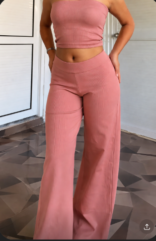Nathalia Knitted Wideleg  Terno pants (Buy 1 Take 1