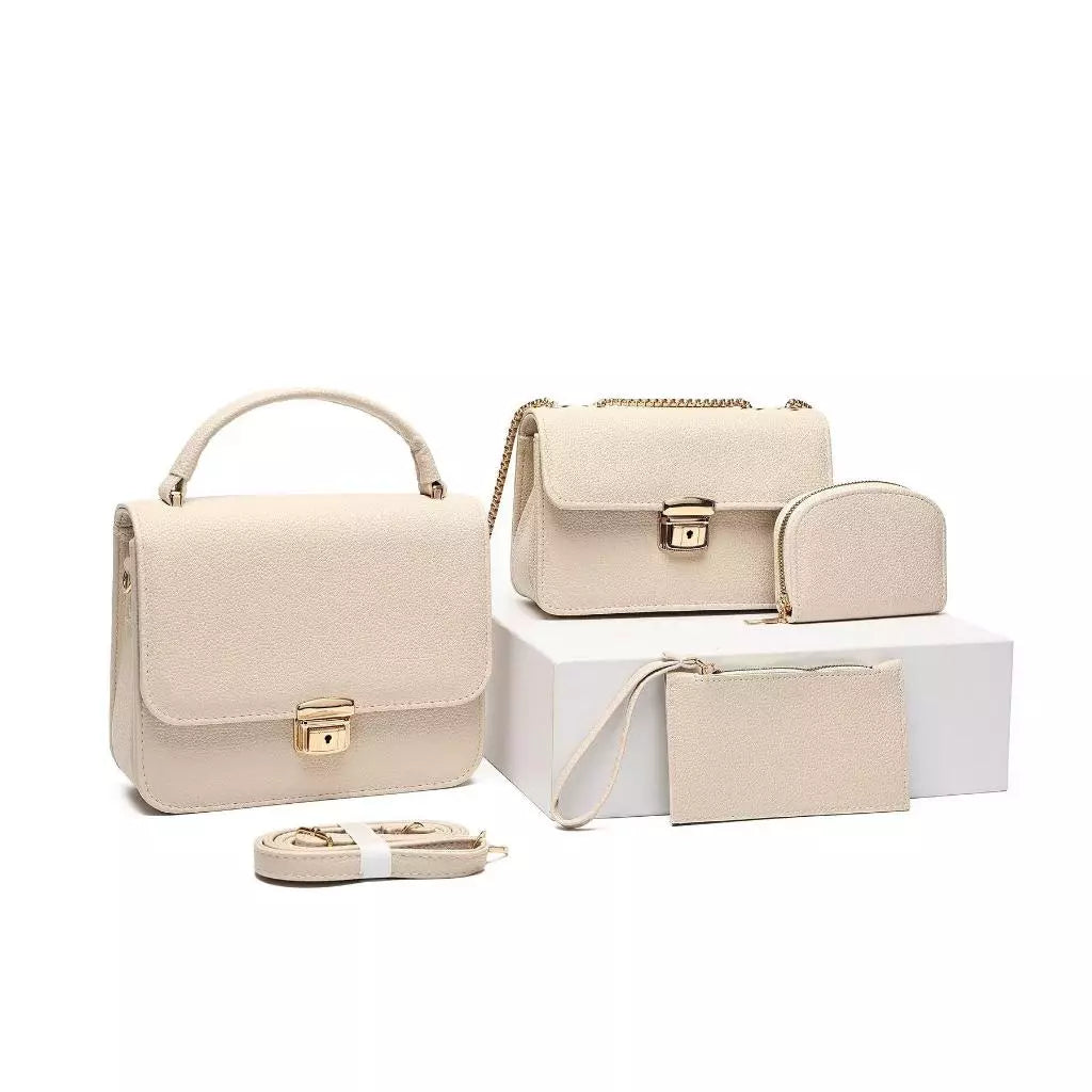 VENICE 4 IN 1  SYNTHETIC LEATHER HAND/SLING BAG - 70% OFF