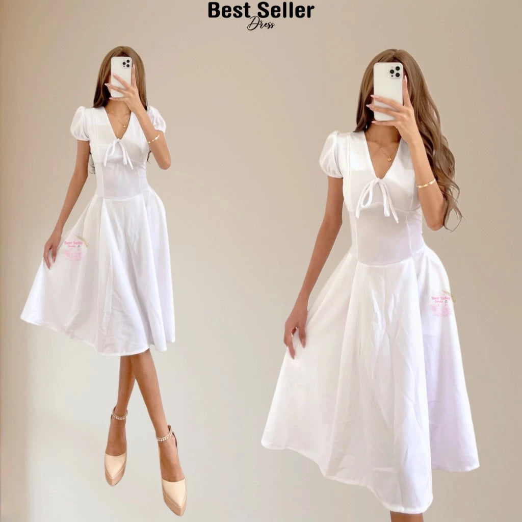 VICTORIA PUFF SLEEVE DRESS BUY 1 TAKE 1