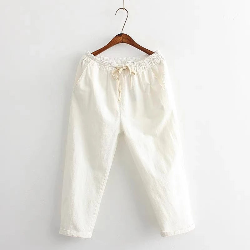YUNA LINEN CASUAL PANTS