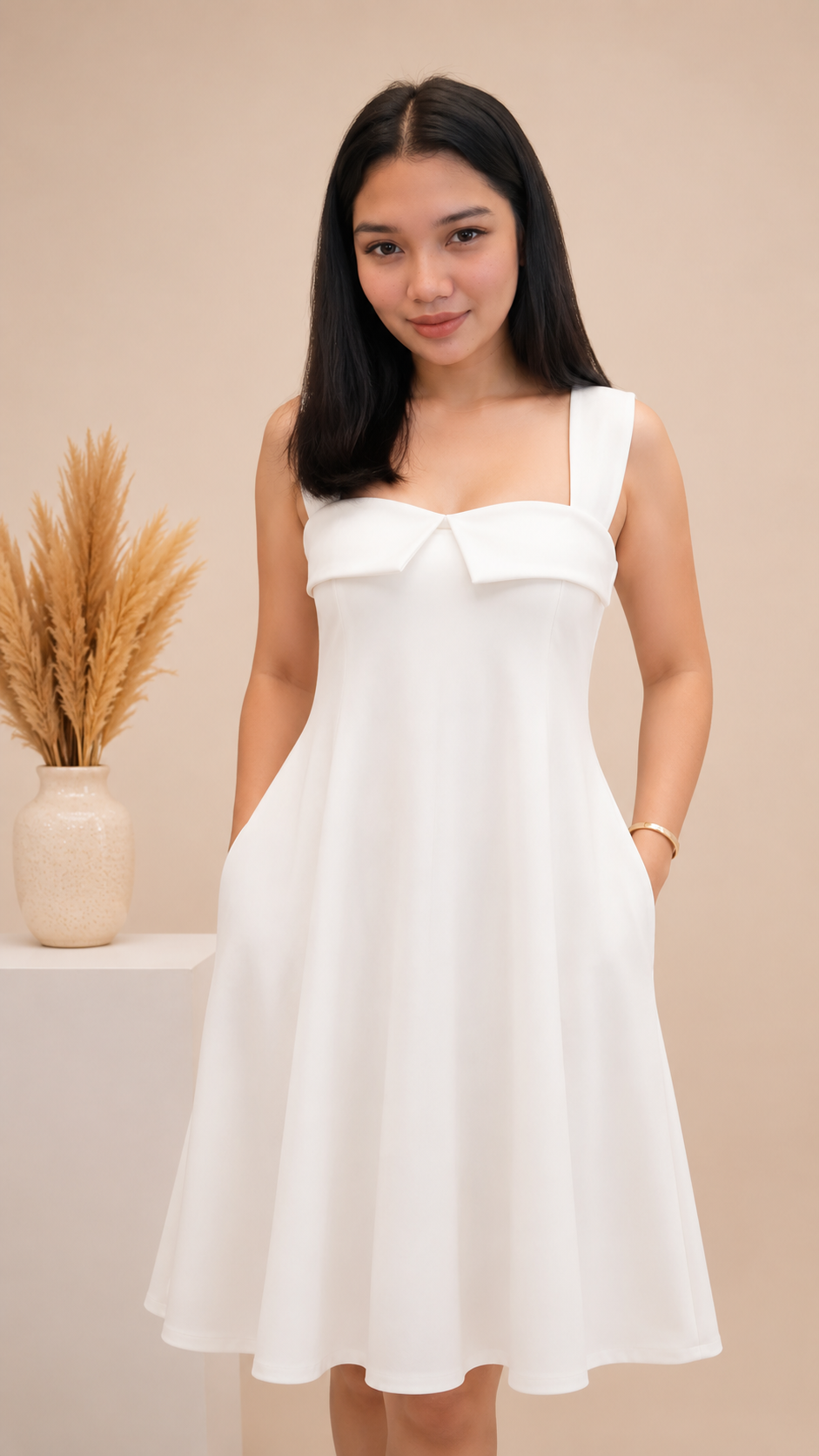 ALICIA PLAIN MAXI DRESS