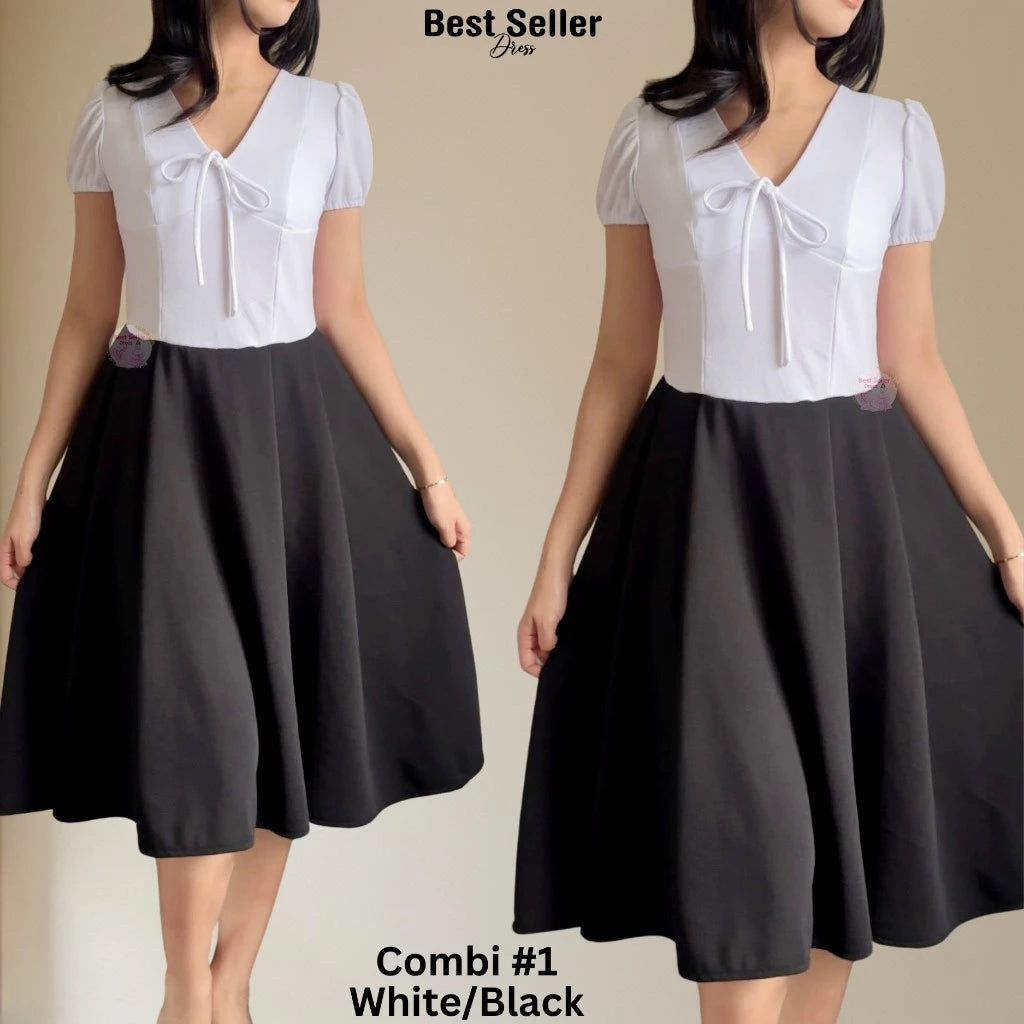 VICTORIA PUFF SLEEVE DRESS BUY 1 TAKE 1