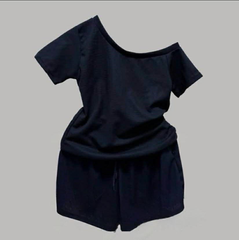 Sabrina Drop Shoulder Top & Terno Shorts (BUY 1 TAKE 1)