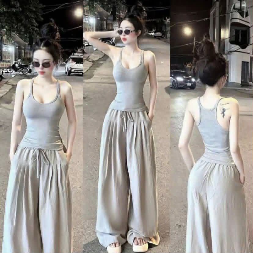 Lexy Suit Halter Top & Wide-Leg (BUY 1 TAKE 1)